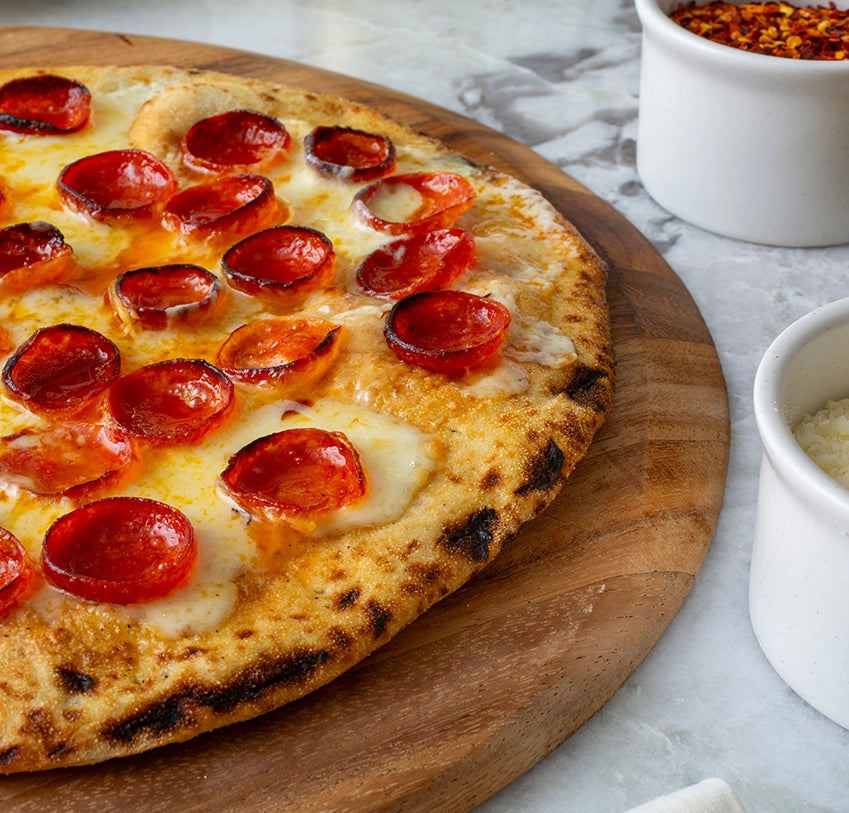 PEPPERONI STRACCIATELLA PIZZA