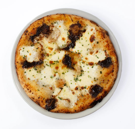 FREE BLACK GARLIC BURRATA CHEESE PIZZA