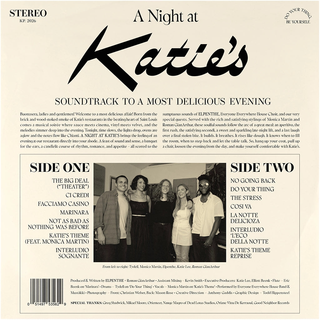 A NIGHT AT KATIE'S - VINYL ALBUM BY ELPENTHE